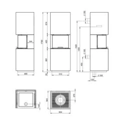 Kaminbausatz Nordpeis CAPRI IR Super Max, 6 KW -FeuerLust Verkäufe 068b0aeb3efee1af411c76b120d22aba