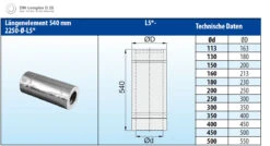 Schornsteinrohr 540 Mm Doppelwandig Verkupfert - Eka Complex D 25 -FeuerLust Verkäufe 0dcfea5ba085c366b8fef24342776b3e