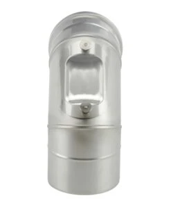 Schornstein Winkel 90° Einwandig Mit Prüföffnung - Eka Complex E -FeuerLust Verkäufe 118 1