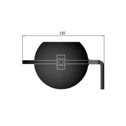 Drosselklappe Rauchrohr Stahl Schwarz -FeuerLust Verkäufe 12 5102tfinohtjqe9x