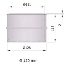 Wandfutter Doppelwandig Rauchrohr Stahl Unlackiert -FeuerLust Verkäufe 12 750gnxiomu2rvx9z