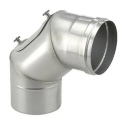 Schornstein Winkel 93° Einwandig Mit Prüföffnung - Eka Complex E