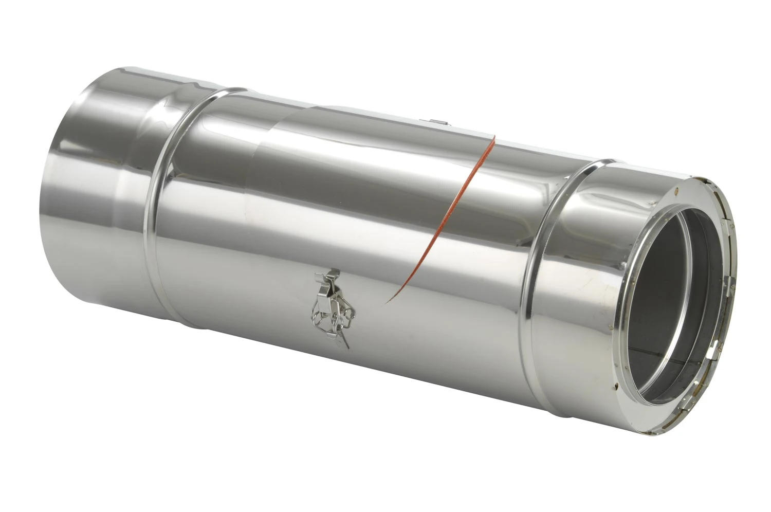 Schornsteinrohr Edelstahl 540 Mm Doppelwandig Mit Prüföffnung - Eka Complex D 25 3 Schornsteinrohr Edelstahl 540 Mm Doppelwandig Mit Prüföffnung - Eka Complex D 25