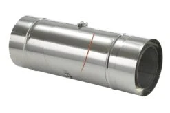 Schornsteinrohr Edelstahl 540 Mm Doppelwandig Mit Prüföffnung - Eka Complex D 25 12 Schornsteinrohr Edelstahl 540 Mm Doppelwandig Mit Prüföffnung - Eka Complex D 25 -FeuerLust Verkäufe 1211 1