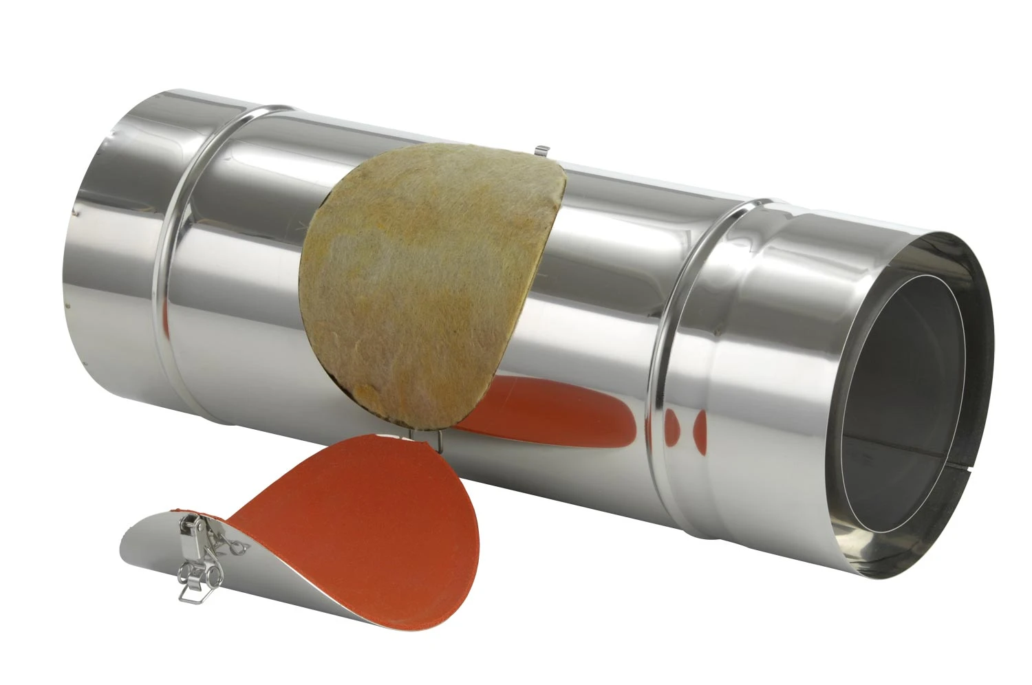 Schornsteinrohr Edelstahl 540 Mm Doppelwandig Mit Prüföffnung - Eka Complex D 25 6 Schornsteinrohr Edelstahl 540 Mm Doppelwandig Mit Prüföffnung - Eka Complex D 25 – Bild 4