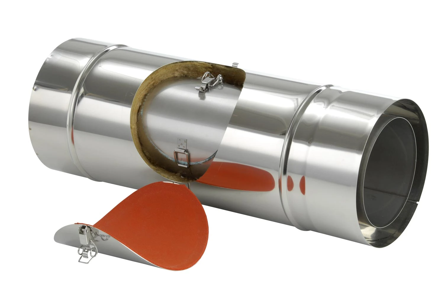 Schornsteinrohr Edelstahl 540 Mm Doppelwandig Mit Prüföffnung - Eka Complex D 25 7 Schornsteinrohr Edelstahl 540 Mm Doppelwandig Mit Prüföffnung - Eka Complex D 25 – Bild 5