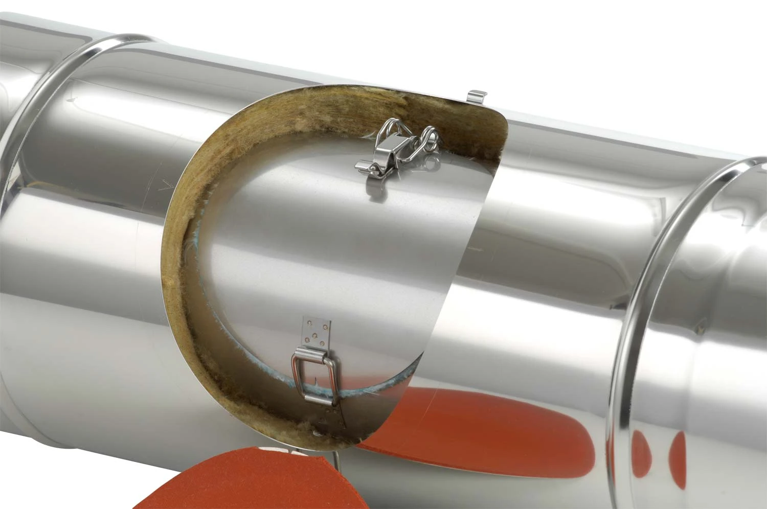 Schornsteinrohr Edelstahl 540 Mm Doppelwandig Mit Prüföffnung - Eka Complex D 25 8 Schornsteinrohr Edelstahl 540 Mm Doppelwandig Mit Prüföffnung - Eka Complex D 25 – Bild 6