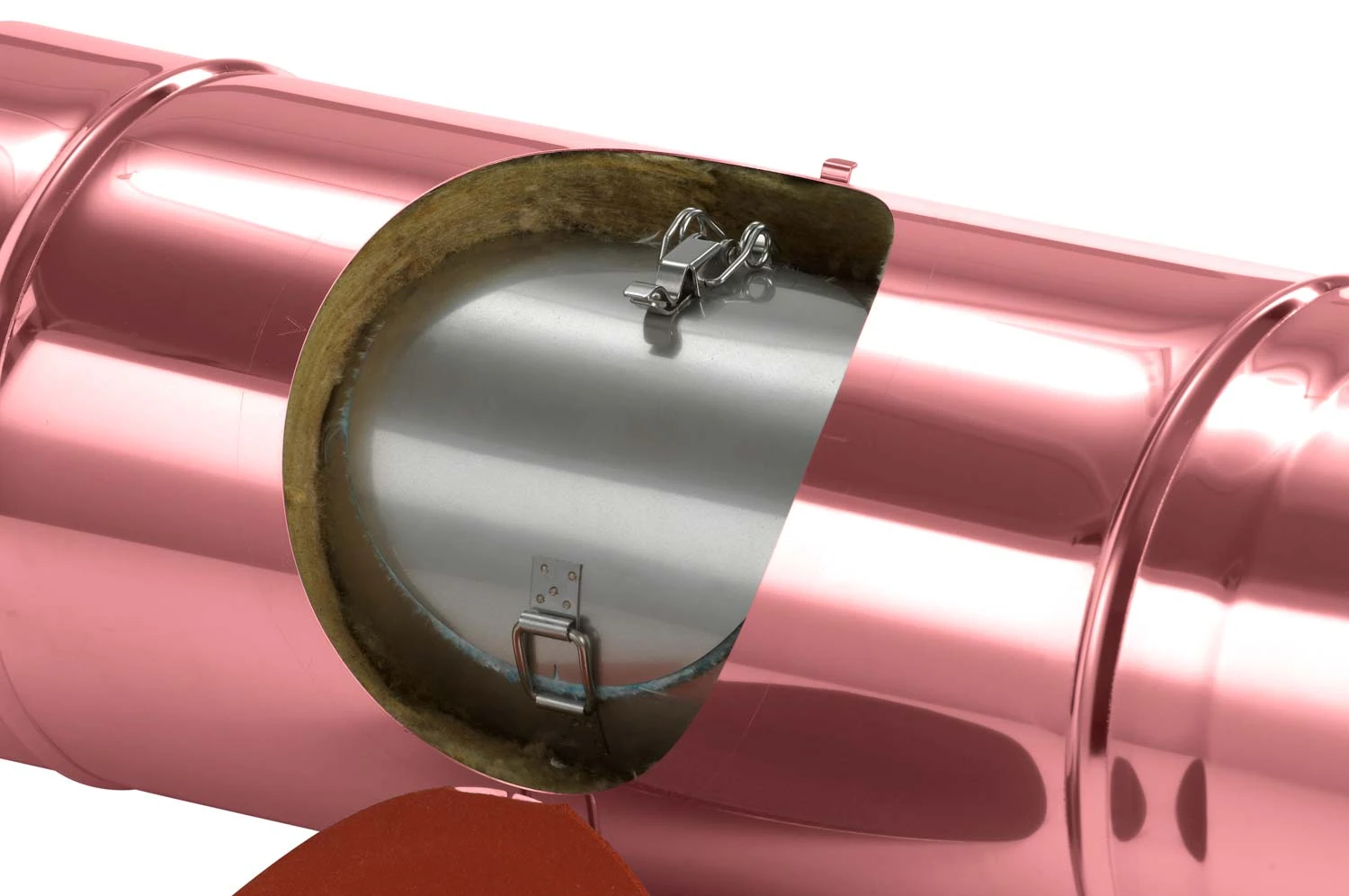 Schornsteinrohr 540 Mm Doppelwandig Mit Prüföffnung Verkupfert - Eka Complex D 25 7 Schornsteinrohr 540 Mm Doppelwandig Mit Prüföffnung Verkupfert - Eka Complex D 25 – Bild 5