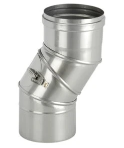 Schornstein Winkel 0-90° Einwandig Mit Prüföffnung - Eka Complex E -FeuerLust Verkäufe 124 2