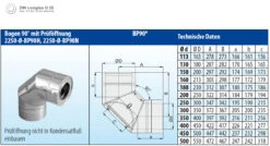 Schornstein Winkel 90° Doppelwandig Mit Prüföffnung - Eka Complex D 25 15 Schornstein Winkel 90° Doppelwandig Mit Prüföffnung - Eka Complex D 25 -FeuerLust Verkäufe 129 5