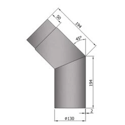 Rauchrohrbogen Stahl 45° Hellgrau 10 Rauchrohrbogen Stahl 45° Hellgrau -FeuerLust Verkäufe 13 241vrj7ef0x7uxzw