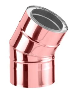 Schornstein Winkel 30° Doppelwandig Verkupfert - Eka Complex D 25