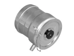 Schornsteinrohr Edelstahl 180 Mm Einwandig Ablauf Und Deckel - Eka Complex E