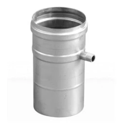 Schornsteinrohr Edelstahl 250 Mm Einwandig Ablauf Waagerecht - Eka Complex E