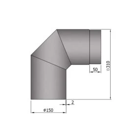 Rauchrohrbogen Stahl 2x 45° Hellgrau 9 Rauchrohrbogen Stahl 2x 45° Hellgrau -FeuerLust Verkäufe 15 251x1gr5m3ilusjs