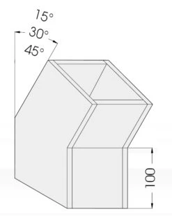 F90 Schacht Bogenelement 15° Aus Kalziumsilikat-Platten - Eka L90 Compact -FeuerLust Verkäufe 1635 1