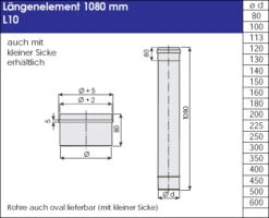 F90 Leichtbauschornstein 9,2 M V4A-Edelstahl NW 80-130 Mm - Eka L90 Compact 32 F90 Leichtbauschornstein 9,2 M V4A-Edelstahl NW 80-130 Mm - Eka L90 Compact -FeuerLust Verkäufe 1641 13