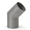 Rauchrohrbogen Stahl 45° Hellgrau 1 Rauchrohrbogen Stahl 45° Hellgrau -FeuerLust Verkäufe 1750 0