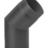 Rauchrohrbogen Stahl 45° Schwarz 1 Rauchrohrbogen Stahl 45° Schwarz -FeuerLust Verkäufe 1851 0