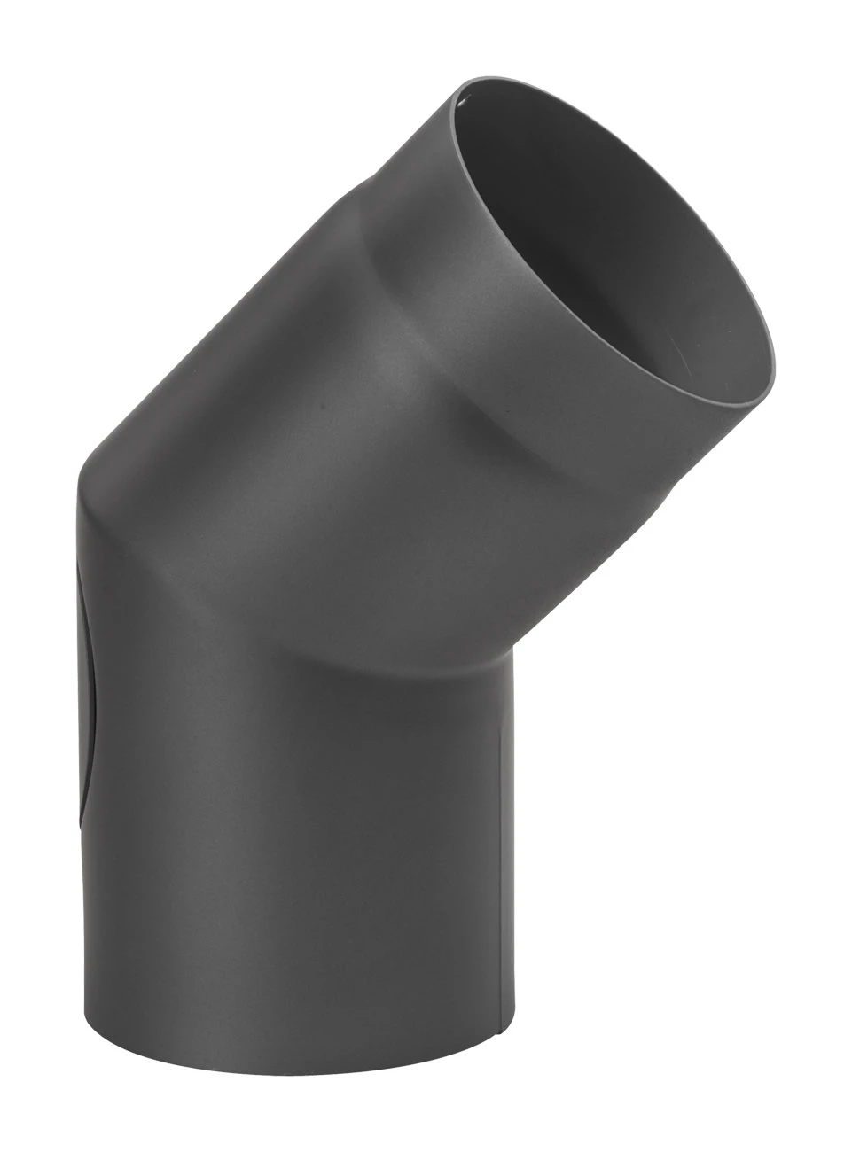 Rauchrohrbogen Stahl 45° Mit Tür Schwarz 3 Rauchrohrbogen Stahl 45° Mit Tür Schwarz