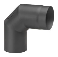 Rauchrohrbogen Stahl 2x 45° Schwarz Mit Tür 8 Rauchrohrbogen Stahl 2x 45° Schwarz Mit Tür -FeuerLust Verkäufe 1856 1