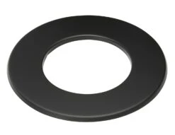 Wandrosette Rauchrohr Stahl Randbreite 30 Mm Schwarz