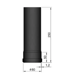 Pellet-Ofenrohr Stahl 250 Mm Schwarz 7 Pellet-Ofenrohr Stahl 250 Mm Schwarz -FeuerLust Verkäufe 19 110fb62nnd4y1csb