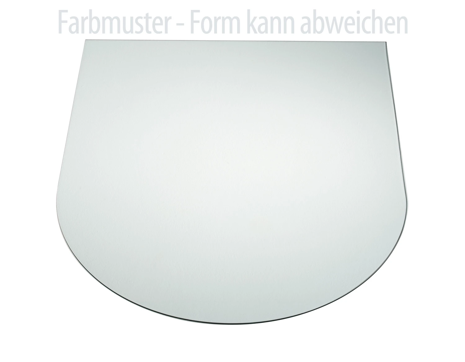 Kamin Bodenplatte, 6 Mm ESG-Klarglas, Kreisabschnitt 950 X 1100 Mm 4 Kamin Bodenplatte, 6 Mm ESG-Klarglas, Kreisabschnitt 950 X 1100 Mm – Bild 2