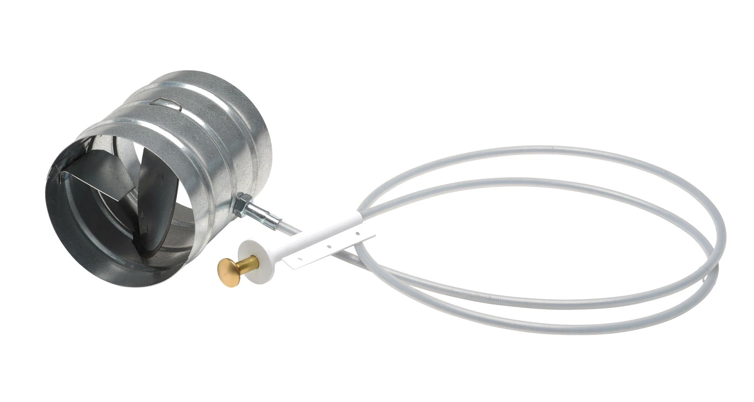 Zuluftklappe Mit Bowdenzug Für Luftleitung Dichtschliessend, Ø 125 Mm 3 Zuluftklappe Mit Bowdenzug Für Luftleitung Dichtschliessend, Ø 125 Mm