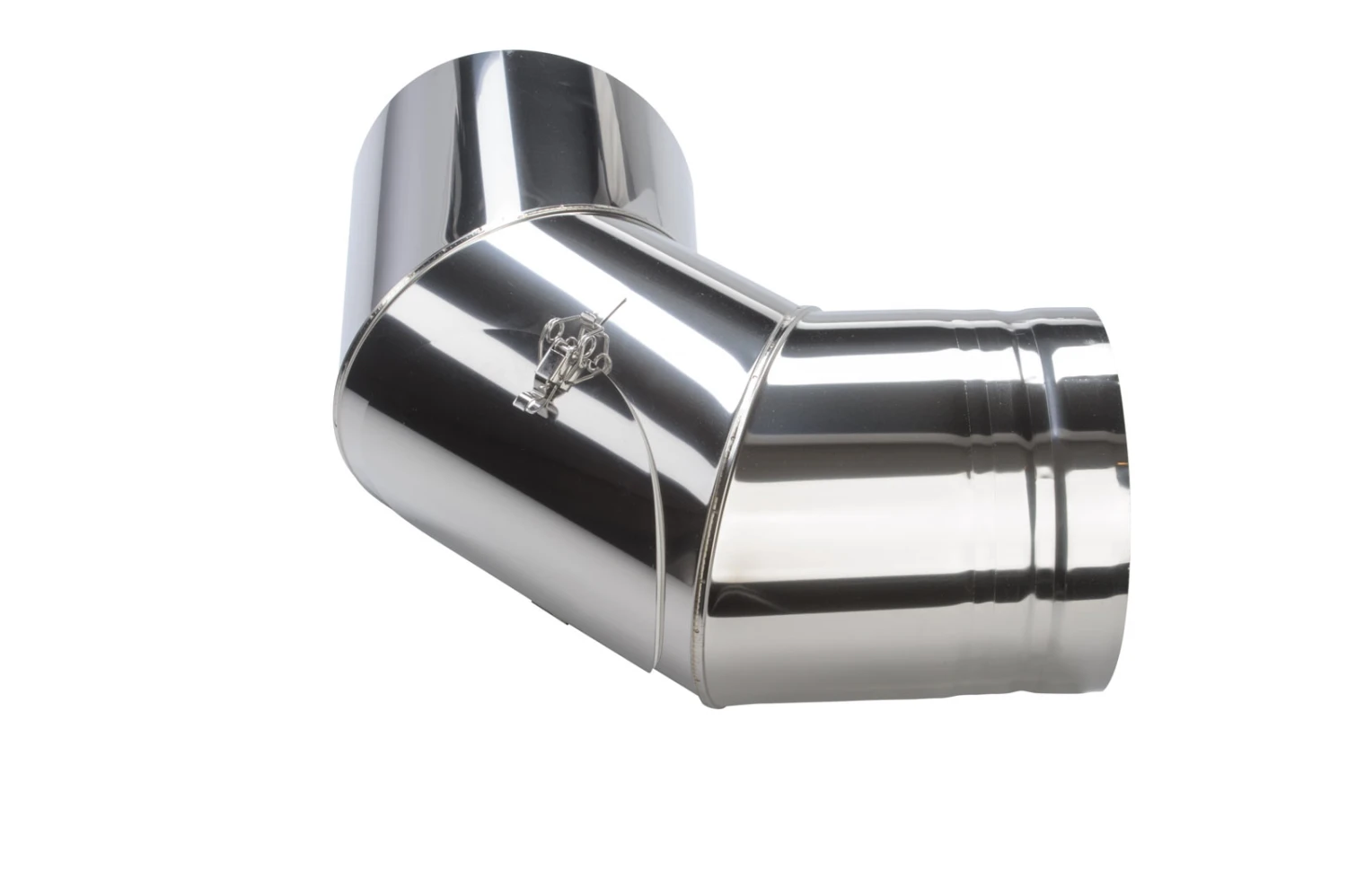 Schornstein Winkel 87° Mit Prüföffnung Doppelwandig - Eka Cosmos D 25 7 Schornstein Winkel 87° Mit Prüföffnung Doppelwandig - Eka Cosmos D 25 – Bild 5