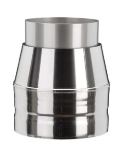 Übergang Dw-ew Edelstahl Design Doppelwandig Konisch - Eka Cosmos D 25 9 Übergang Dw-ew Edelstahl Design Doppelwandig Konisch - Eka Cosmos D 25 -FeuerLust Verkäufe 2200 150 euek seitlich