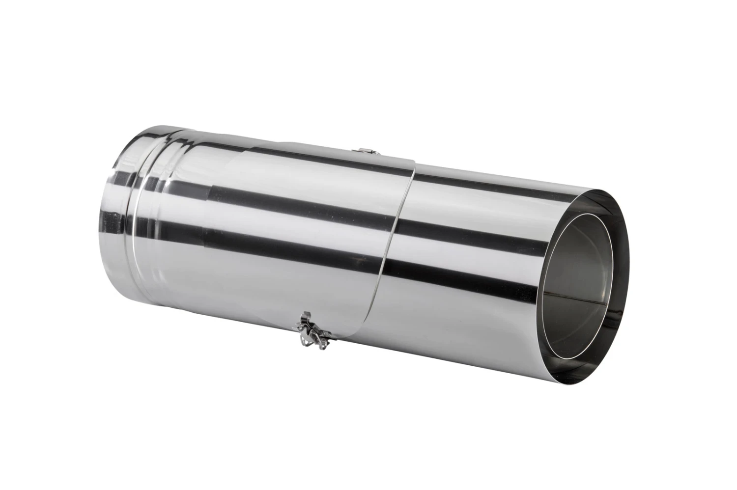 Schornsteinrohr Edelstahl 540 Mm Doppelwandig Mit Prüföffnung - Eka Cosmos D 25 3 Schornsteinrohr Edelstahl 540 Mm Doppelwandig Mit Prüföffnung - Eka Cosmos D 25