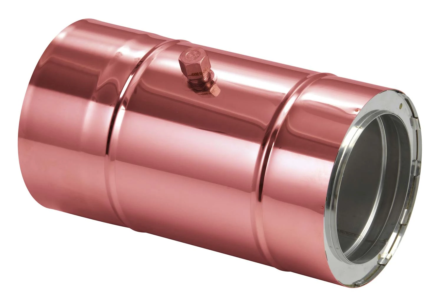 Schornsteinrohr 150 Mm Doppelwandig Mit Messstutzen Verkupfert - Eka Complex D 25 3 Schornsteinrohr 150 Mm Doppelwandig Mit Messstutzen Verkupfert - Eka Complex D 25