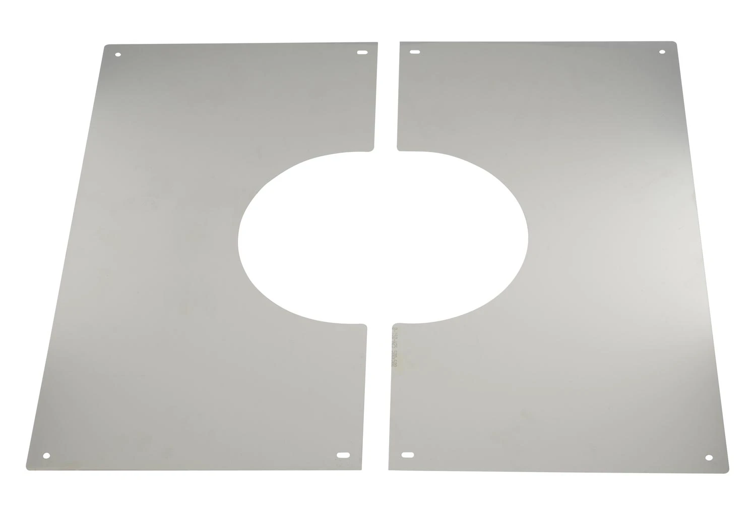 EKA Blende Edelstahl Zweiteilig, Glänzend 3 EKA Blende Edelstahl Zweiteilig, Glänzend