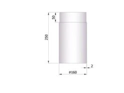 Rauchrohr Stahl 250 Mm Unlackiert -FeuerLust Verkäufe 26 110 250mmar9bigw30aahl