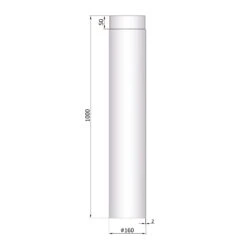 Rauchrohr Stahl 1000 Mm Unlackiert -FeuerLust Verkäufe 26 150rp9z8i9vbebcw