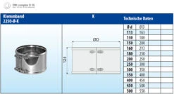 Klemmband Doppelwandig Verkupfert - Eka Complex D 25 9 Klemmband Doppelwandig Verkupfert - Eka Complex D 25 -FeuerLust Verkäufe 290 1