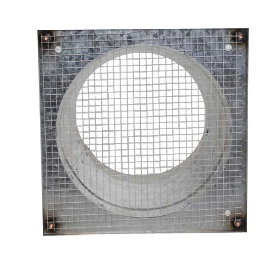 Außenluftgitter 23 X 23 Cm Mit Anschlussstutzen Verzinkt 5 Außenluftgitter 23 X 23 Cm Mit Anschlussstutzen Verzinkt – Bild 3