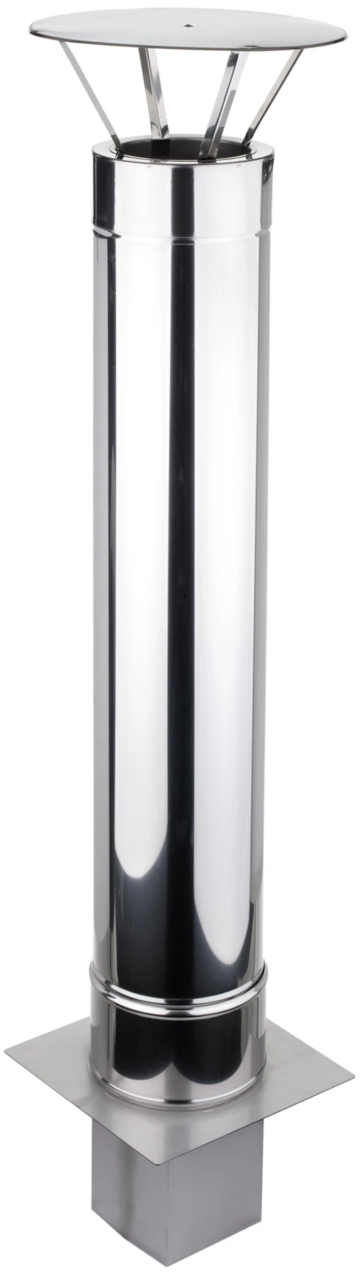 EKA Schornsteinverlängerung 1,0 M Doppelwandig Edelstahl - Konfigurierbar 4 EKA Schornsteinverlängerung 1,0 M Doppelwandig Edelstahl - Konfigurierbar – Bild 2