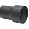 Steckverbinder, Reduzierung, Muffe-Muffe Für Pelletrohr Schwarz 2 Steckverbinder, Reduzierung, Muffe-Muffe Für Pelletrohr Schwarz -FeuerLust Verkäufe 3453 0