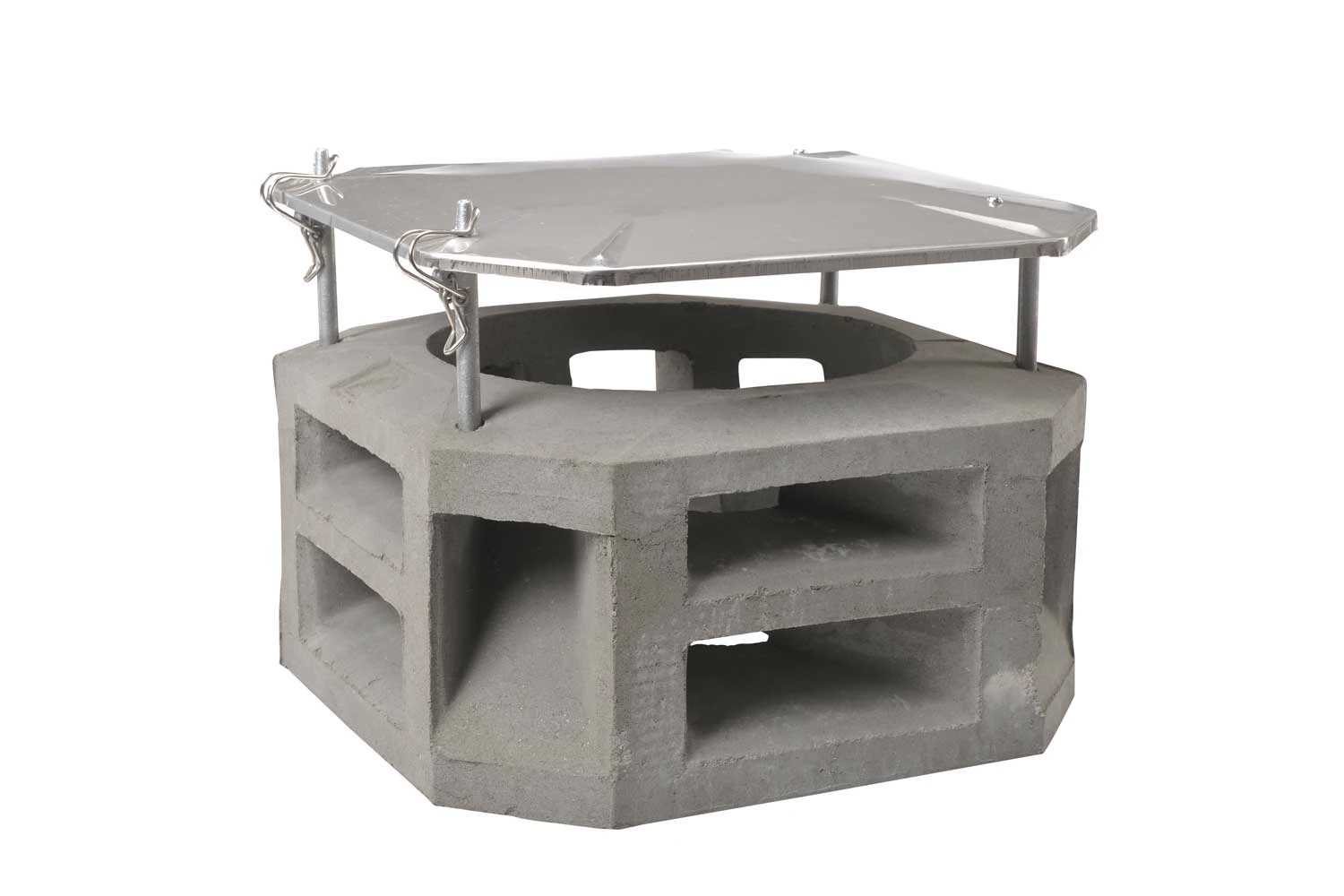 Orkanaufsatz Mit Dach Aus Beton 3 Orkanaufsatz Mit Dach Aus Beton