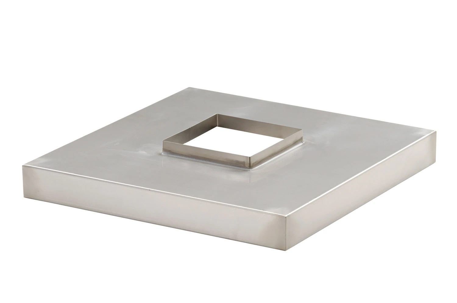 EKA Schornsteinkopfeinfassung Edelstahl Matt - Einzügiger Schacht 3 EKA Schornsteinkopfeinfassung Edelstahl Matt - Einzügiger Schacht