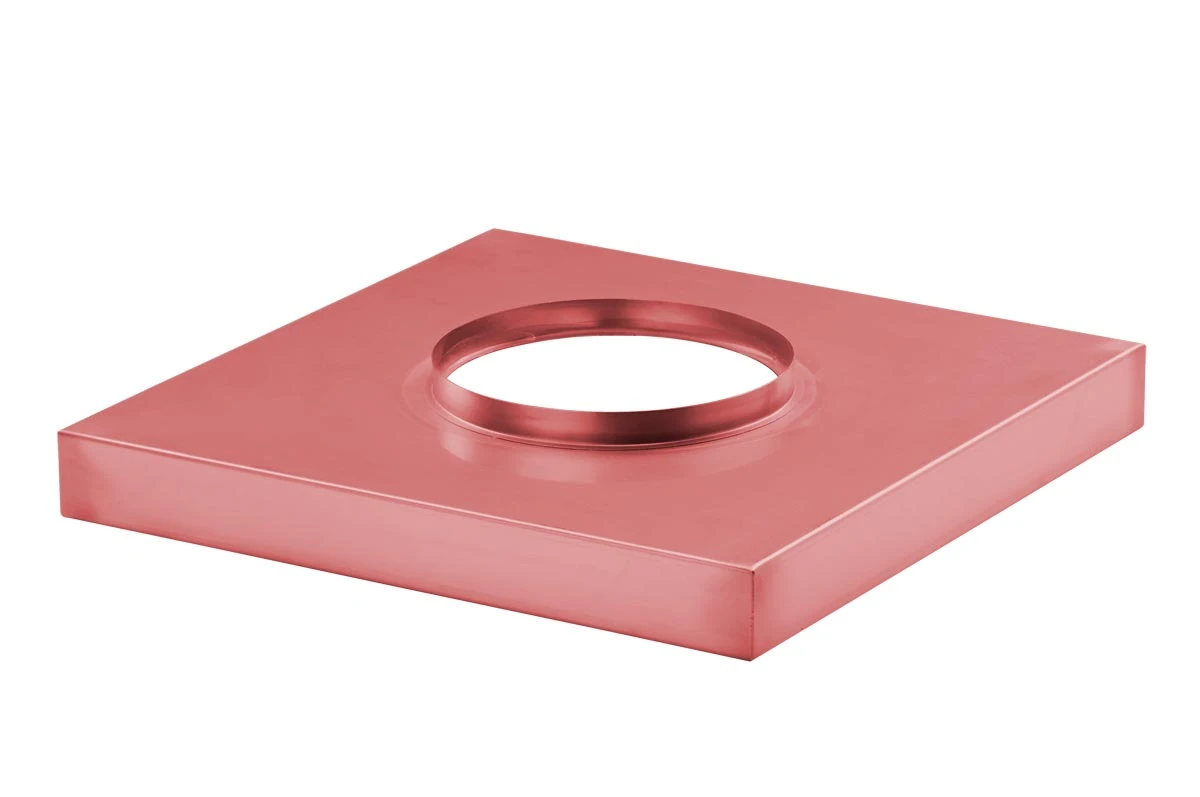 EKA Schornsteinkopfeinfassung Kupfer - Einzügiger Schacht 5 EKA Schornsteinkopfeinfassung Kupfer - Einzügiger Schacht – Bild 3