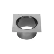 Edelstahlflansch Für Doppelwandige Edelstahlschornsteine