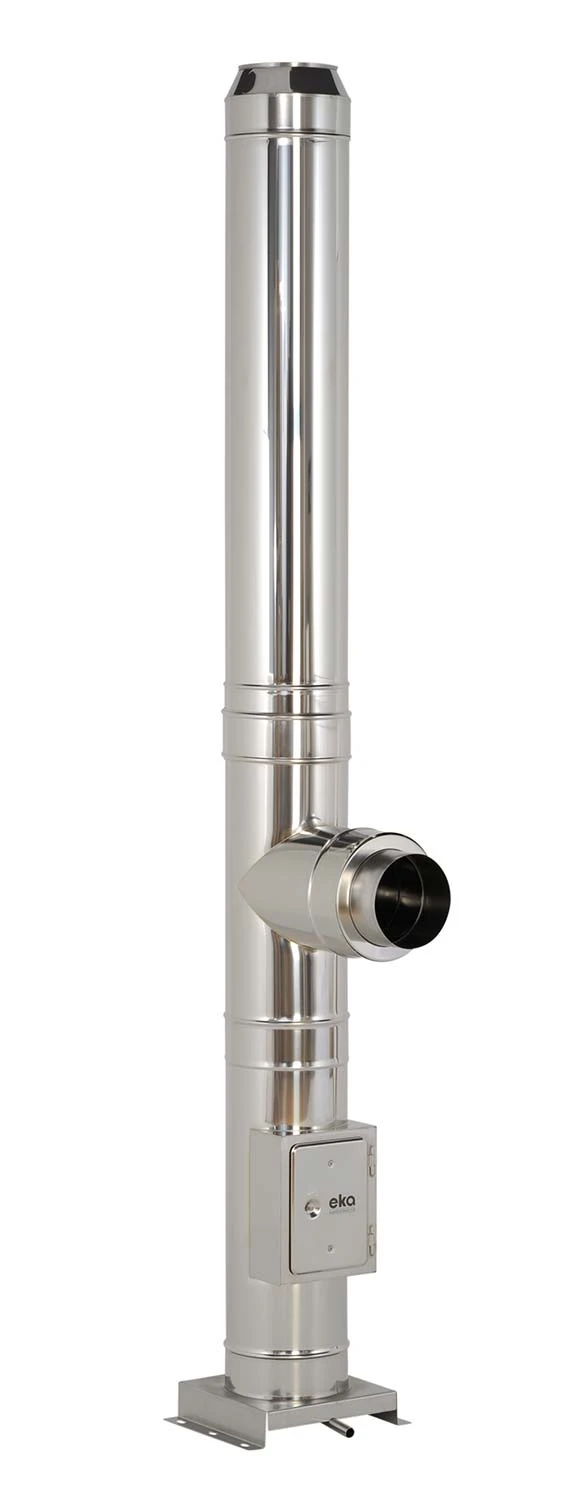 Edelstahlschornstein 9,0 M Doppelwandig - Eka Chromos D 25 5 Edelstahlschornstein 9,0 M Doppelwandig - Eka Chromos D 25 – Bild 3