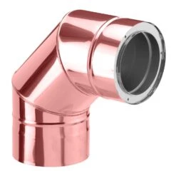 Schornstein Winkel 90° Doppelwandig Verkupfert - Eka Complex D 50