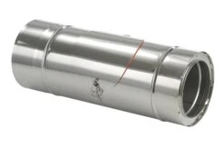 Schornsteinrohr Edelstahl 540 Mm Doppelwandig Mit Prüföffnung - Eka Complex D 50