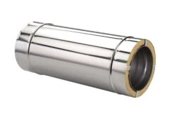 Schornsteinrohr Edelstahl 500 Mm Doppelwandig - Eka Chromos D 25