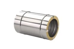 Schornsteinrohr Edelstahl 330 Mm Doppelwandig – Eka Chromos D 25