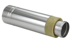 Schornsteinrohr Edelstahl 500 Mm Doppelwandig Kürzbar - Eka Chromos D 25